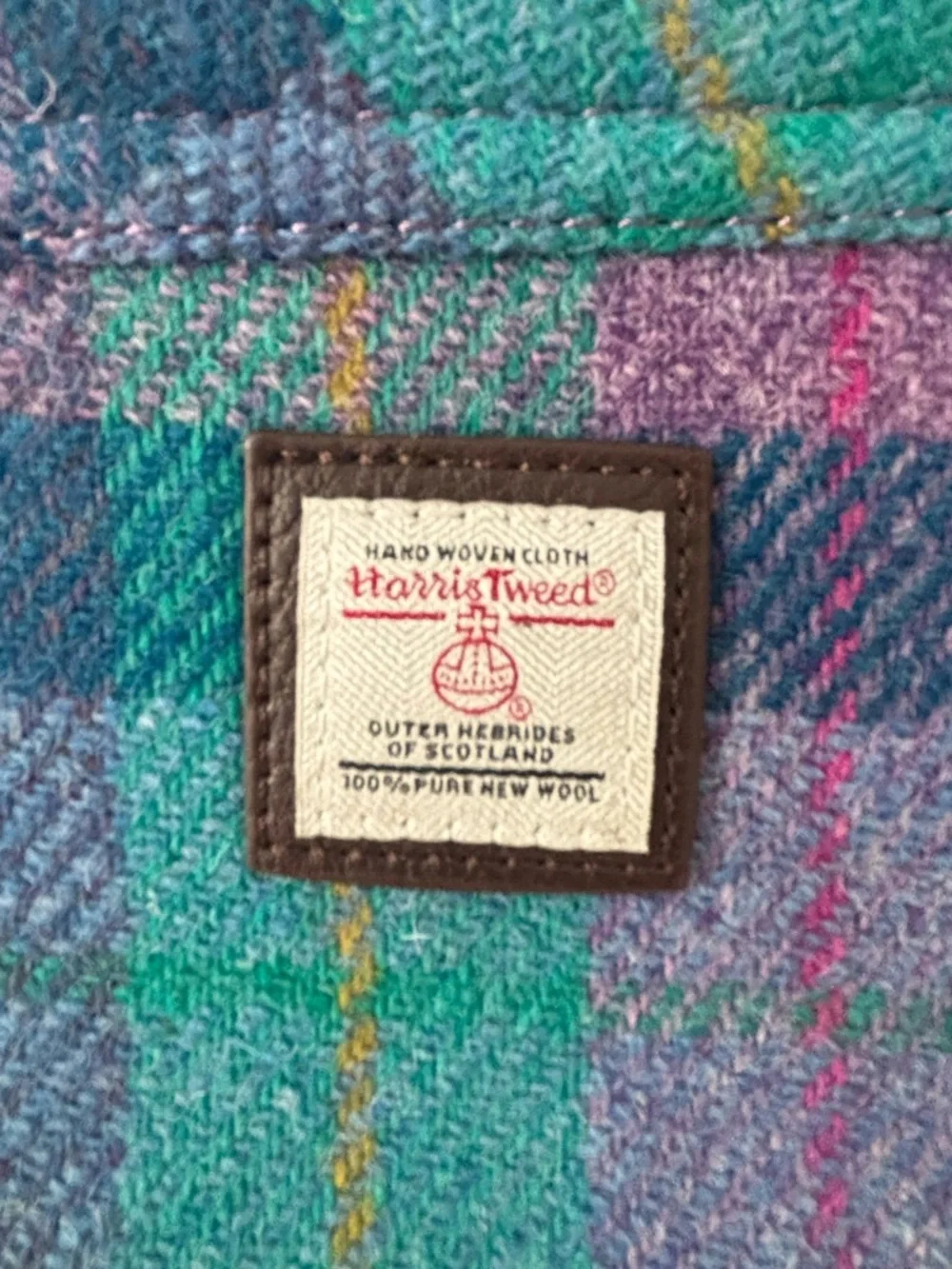 💼 Harris Tweed Bervie Mini Satchel-compact tartan satchel bag - Picture 5 of 8